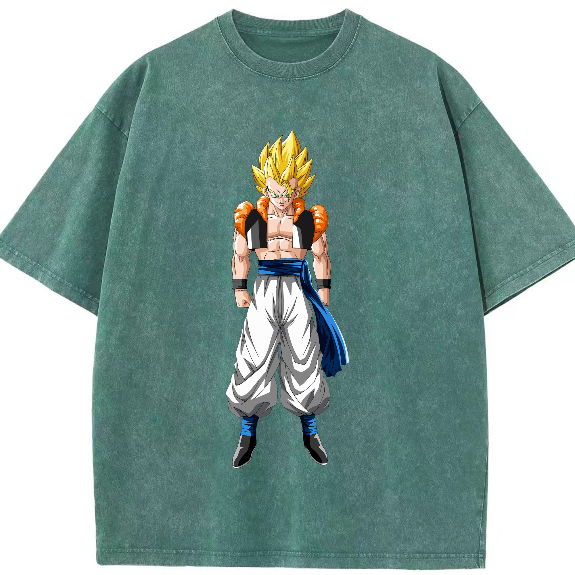 （画像用） ドラゴンボール ベジータ四世（Bejīta Yonsei）DRAGON BALL Vegeta IV 綿100% ヴィンテージ風 半袖Tシャツ（フロントプリント）
